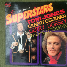 Superstars Tom Jones Gilbert O'Sullivan Gerry Dorsey disc vinyl lp muzica pop