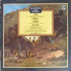 Disc vinil, LP. MAESTROS DE LA MUSICA-Igor Markevitch, Ángeles Chamoro, Orquesta Sinfónica de RTVE, Cobla Barc