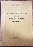 ION G. PELIVAN / UNIREA BASARABIEI CU TARA MAMA ROMANIA/ ,,CARTEA ROMANEASCA"INCEPUT DE SEC.XX(fara an)/lb.engleza/CONTINE O HARTA LA FINALUL LUCRARII