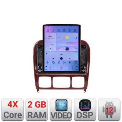 Navigatie Mercedes Clasa S 1998-2005 K-220 ecran tip TESLA 9.7&amp;quot; cu Android Radio Bluetooth Internet GPS WIFI 2+32 DSP CarStore Technology foto