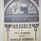 MAZURCA de TITI G. MUMUIANU , DEDICATA ROMANILOR BASARABENI , COPERTA LITOGRAFIATA , 1918, PARTITURA