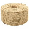 VidaXL Frânghie, 50 m, sisal 100%, 10 mm