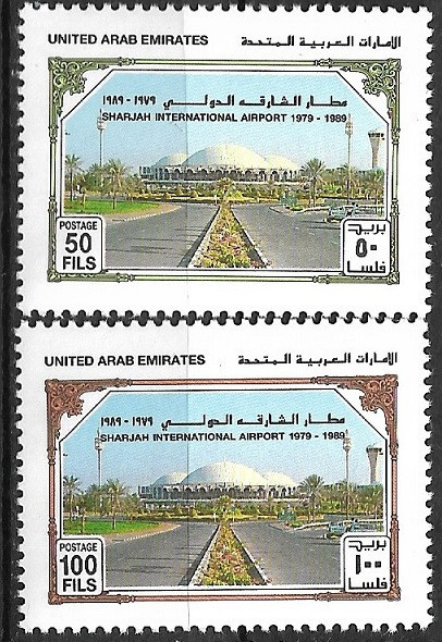 B1975 - Emiratele arabe unite 1989 - Philexfrance,neuzat,perfecta stare