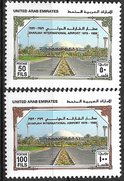 B1975 - Emiratele arabe unite 1989 - Philexfrance,neuzat,perfecta stare