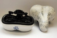 Sa biciclete AZ-92BF-1A Jet, culoare alb cu flori gri Cod:S027