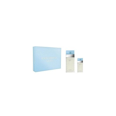 Set cadou Dolce &amp;amp; Gabbana albastru deschis pentru femei EDT 100 ml + 50 ml crema de corp + EDT 10 ml foto