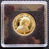 5.083 AFRICA DE SUD 1 POND 1898 PROOF RESTRIKE AURIT + CUTIE