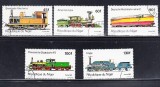 A12 S5 2 - Timbre foarte vechi - Niger - locomotive