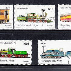 M2 CNL3 - Timbre foarte vechi - Niger - locomotive