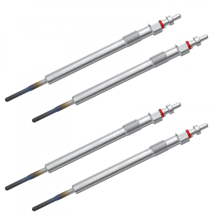Set 4 bujii incandescente Bosch pentru Citroen Jumper II, Ford Ranger, Tourneo, Transit, Land Rover Defender, Peugeot Boxer