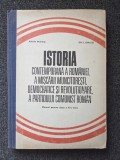ISTORIA CONTEMPORANA A ROMANIEI, A MISCARII MUNCITORESTI A PCR - Petric, Ionita