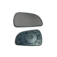 Geam oglinda Hyundai Matrix (Fc), 01.2001-08.2006, Hyundai Matrix (Fc), 08.2006-03.2008 , partea Dreapta, culoare sticla crom, sticla convexa, cu inc foto
