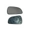 Geam oglinda Hyundai Matrix (Fc), 01.2001-08.2006, Hyundai Matrix (Fc), 08.2006-03.2008 , partea Dreapta, culoare sticla crom, sticla convexa, cu inc