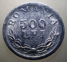 7.324 ROMANIA MIHAI I 500 LEI 1946 EROARE