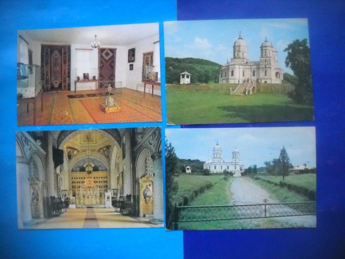 HOPCT LOT 1915 MANASTIREA CELIC DERE-JUD TULCEA -4 CARTI POSTALE-RSR-NECIRCULATE