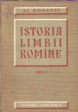 Cumpara ieftin Istoria limbii romane (vol. 1) - Al. Rosetti