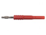 Mufă Banană 4mm 20A 1kV Roșie