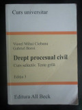 Drept procesual civil.Curs selectiv. Teste grila- V. M. Ciobanu, G. Boroi
