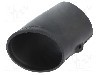 Tub termocontractant, {{Diametru inainte de contractare}}, {{Lungime}}, neagra, TE Connectivity - 222K142-25-0