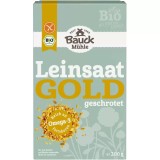Bauckhof Seminte de in auriu zdrobite, fara gluten, eco - 40g - 1kg