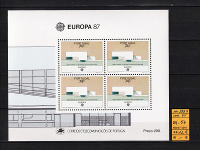 Portugalia, 1987 | Arhitectură modernă - Clădiri - Europa / CEPT | MNH | aph foto
