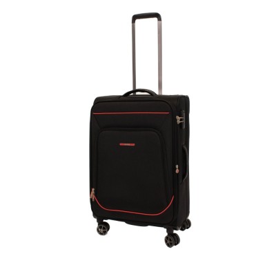 LAMONZA TROLER SMILEY 68X42X25 CM NEGRU ProVoyage Vacation foto