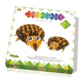 Origami 3D Creagami - Arici 204 piese, LUDICUS GAMES SRL