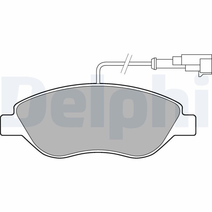 DELPHI LP2299 set placute frana,frana disc