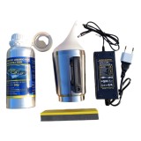 Kit Restaurare Faruri Auto cu Polimer Lichid 800ml, Smirghel, Cana Atomizare - Refa Transparenta Farurilor, Elimina Zgarieturile