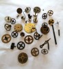 Lot de piese vintage pentru ceasuri mecanisme rotite ceas mecanic proiecte steampunk decor decoratiuni DIY