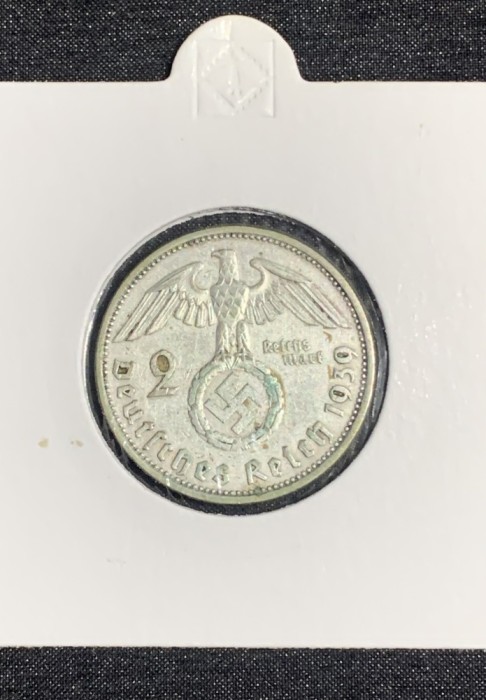 Moneda 2 reichsmark 1939 A argint