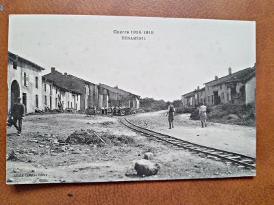 Carte postala, Guerre 1914-1918, Henamenil, inceput de secol XX foto