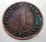 B.195 GERMANIA WEIMAR 1 REICHSPFENNIG 1933 A