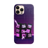 Husa compatibila cu Apple iPhone 13 model Trapped in a simulation, Silicon, TPU, Viceversa, Transparent, Carcasa