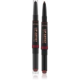 Catrice Lip Artist Matte Lipstick &amp; Liner ruj + creion contur pentru buze cu efect matifiant culoare 040 Sisters By Heart 1.74 g