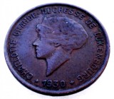 7.668 LUXEMBURG LUXEMBOURG CHARLOTTE 5 CENTIMES 1930