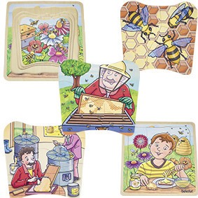 Puzzle Stratificat Mierea De Albine foto
