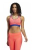 Bustiera Sport Dama Adidas Don&#039;t Rest Alphaskin BRN Roz, Suport Mediu, Racerback, Poliester/Elastan