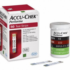 Teste glucometru Accu-Chek Performa, 50 bucati, Roche