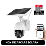 Cumpara ieftin Camera de supraveghere PTZ inteligenta cu panou solar si conexiune 4G SIM