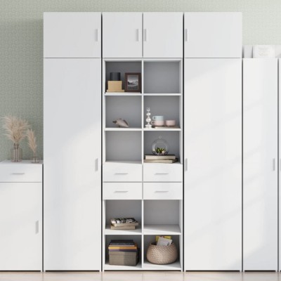 Gossi dulap de depozitare, alb, 70x42,5x225 cm, lemn prelucrat foto