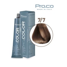 Vopsea de par Blond bej 7/7 Pro.co, 100ml