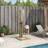 vidaXL Duș exterior natural 75 x 76 x 217 cm Lemn de pin tratat 886335