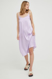 Cumpara ieftin Answear Lab rochie culoarea violet, midi, drept