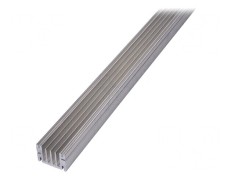 Radiator Extrudat cu Aripioare KL-128/1000/M pentru SOT93, TO218, TO220, TO247, TOP3
