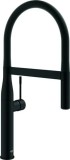 Grohe ESSENCE baterie de bucătărie, pipă &icirc;n formă de U, para de duș profesională phantom black