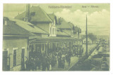 54 - FELDIOARA-RAZBOIENI, Brasov, Railway Station - old postcard - used - 1925, Circulata, Printata