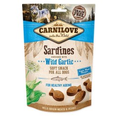 Carnilove Dog Semi Moist Snack Sardine imboga?ite cu usturoi salbatic 200 g foto