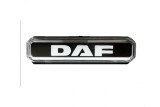 Lampa gabarit cu LOGO NEON ALB DAF 12-24 V