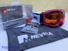 Ochelari Ski Nevica - Anti-Fog - Lentila Dubla - Protectie UV foto